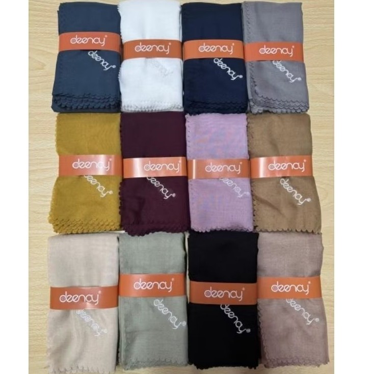 Deenay - Hijab  Segi Empat Deenay Original Hijab Deenay Liza Polos Ori
