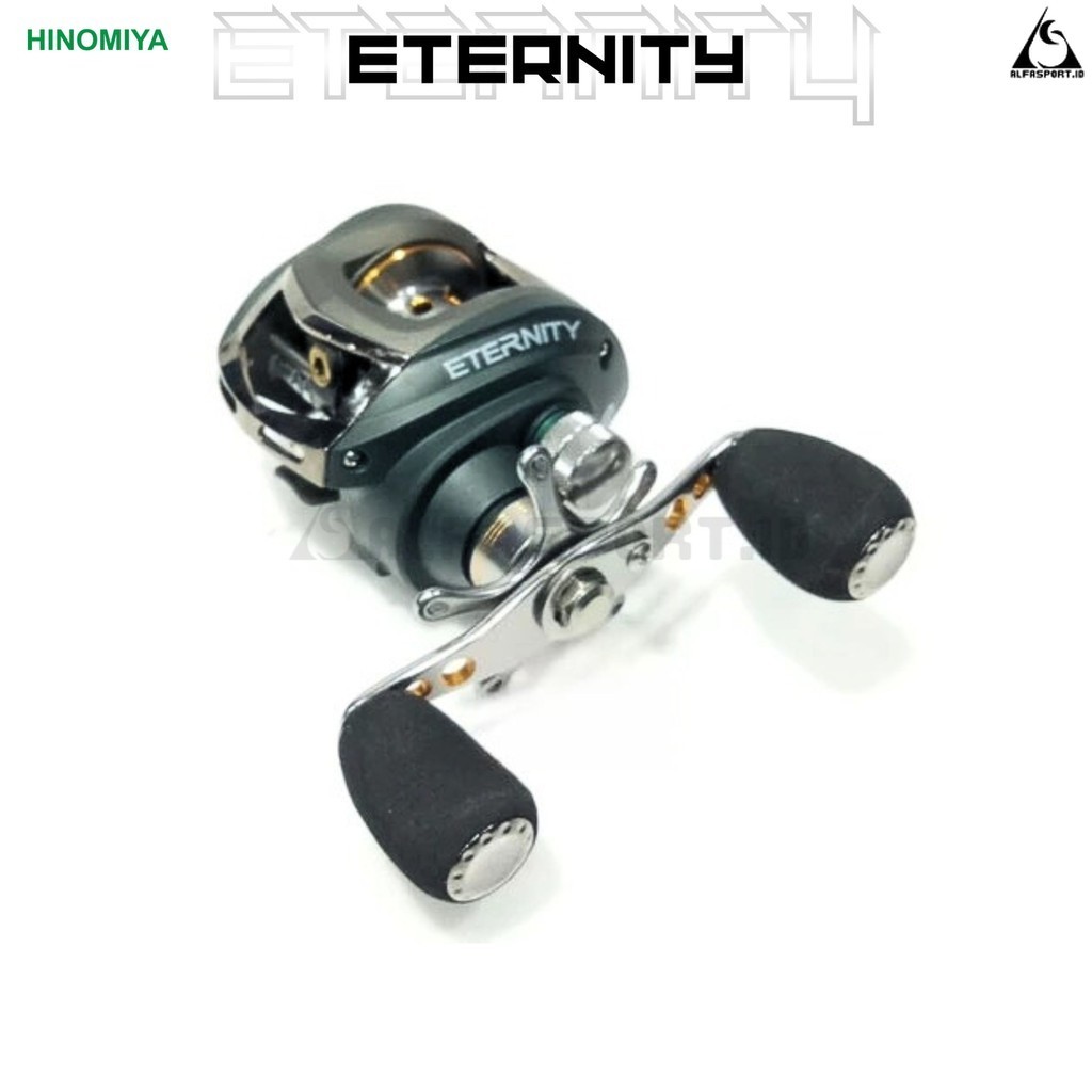 AlfaSport.Id Reel Pancing Baitcasting HINOMIYA Eternity 101 Handle Kiri Ratio 6.3:1 Rell BC Casting 