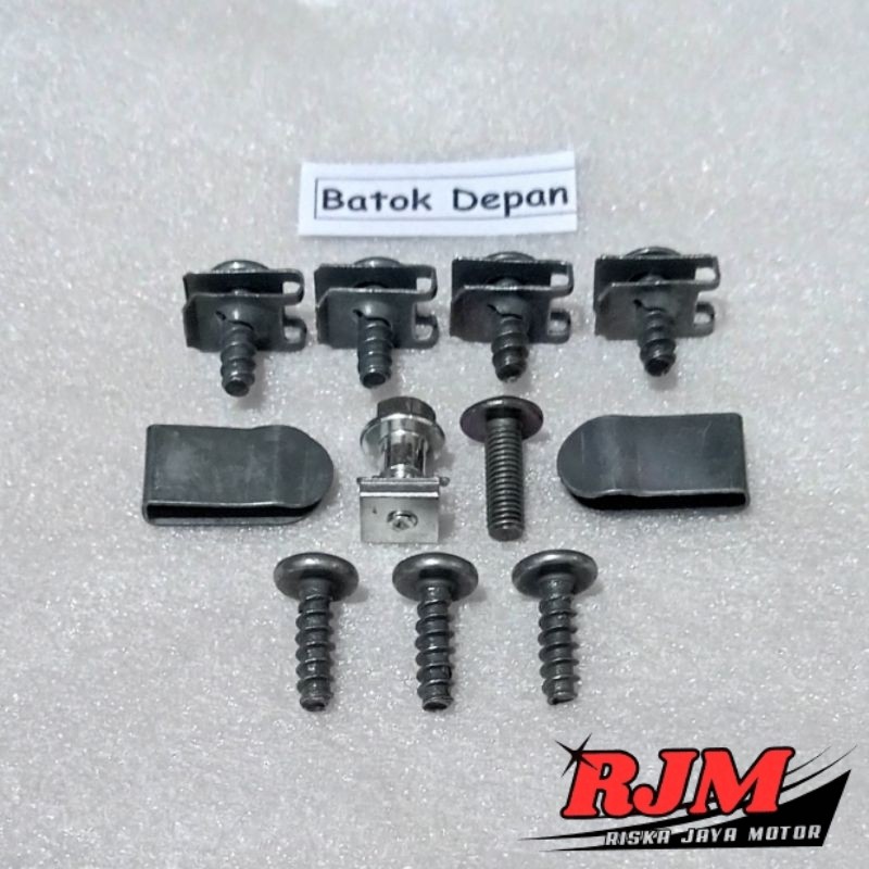 Baut Full Set Cover Bodi Body Batok Depan Suzuki Spin 125 Karbu Karburator Lama