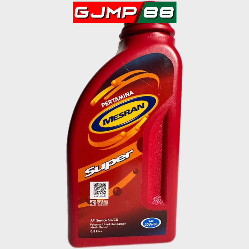 Oli Mesran Super 800ml Oli Pertamina Mesran Super 800ml Oli Mesin Motor Mesran Super 0,8ml