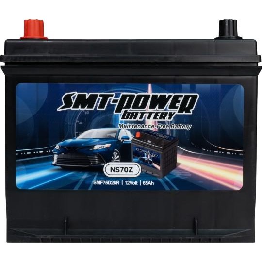SMT Power Battery Aki Mobil NS70Z 12 Volt 65 Ah Baterai Kering Mobil Maintenance Free Battery