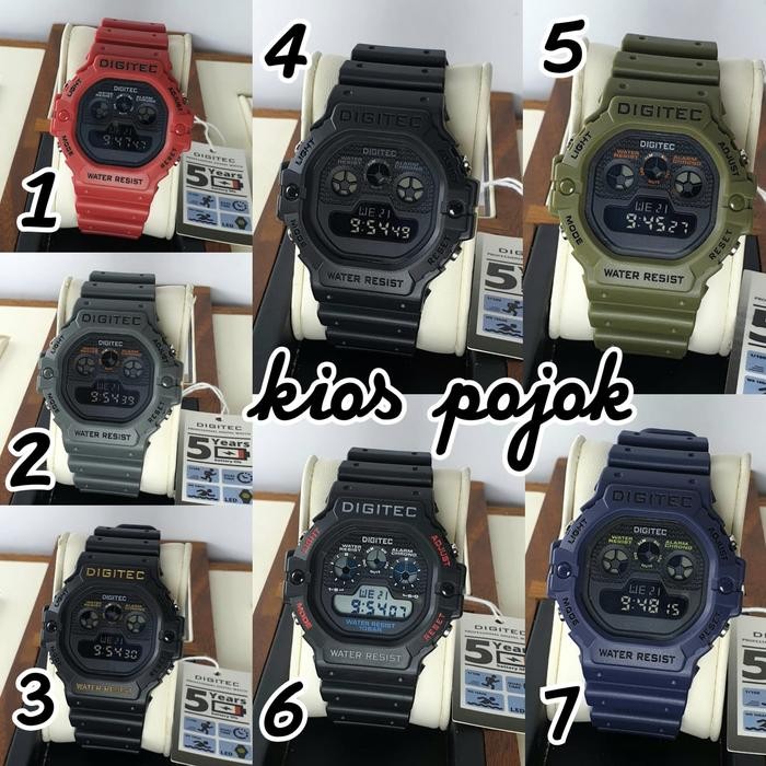 Jam Tangan Digitec DG 3090 Original DG 3090T DG3090