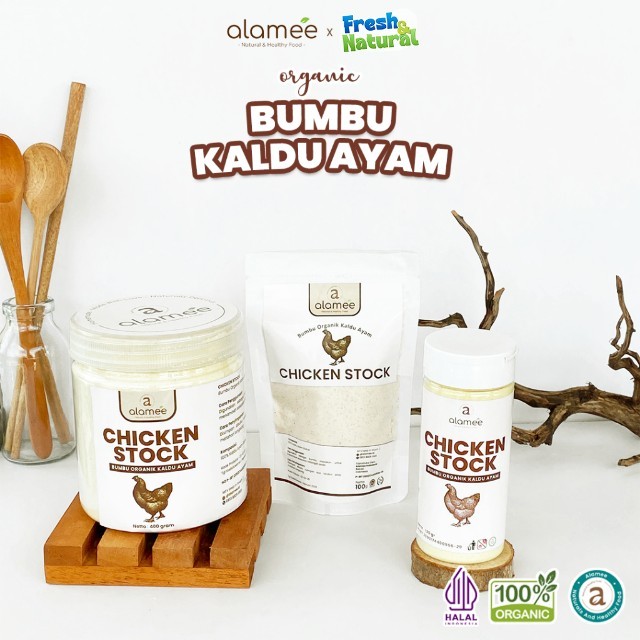 

ALAMEE Kaldu Ayam Bubuk Chicken Stock Powder Seasoning Murni Bumbu Spice Seasoning freshandnatural