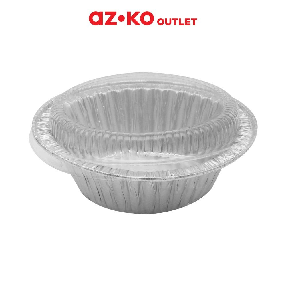 

Krischef 10.4 cm Set 5 Pcs Wadah Makanan Aluminium Foil Pembungkus Makanan Alu Foil Cup Food Packaging Tempat Macaroni Schotel Perlengkapan Makan