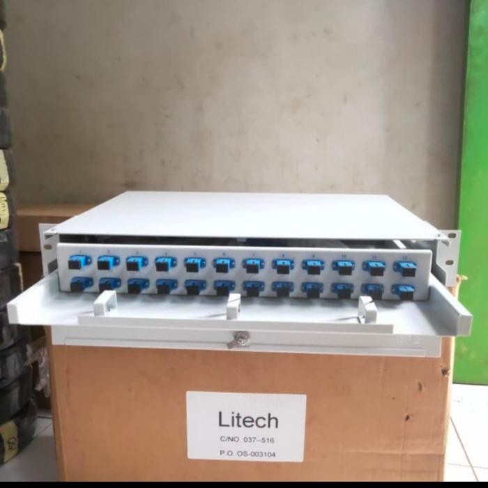 ODF 24 core PAZ lengkap adapter sc/ Otb 24core PAZ lengkap adapter