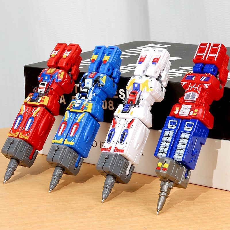 

Transformers Robot Pen Creative Study Stationery for Kids Boys School Supplies