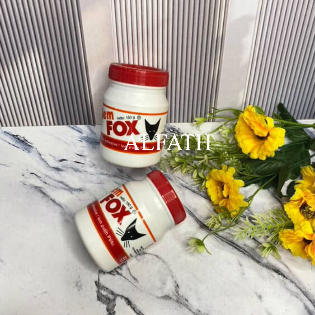 

Lem Fox Putih / Lem Fox PVAc Botol 150 Gr | Lem Putih Serba Guna Terbaik / Lem kolase / Lem Kayu