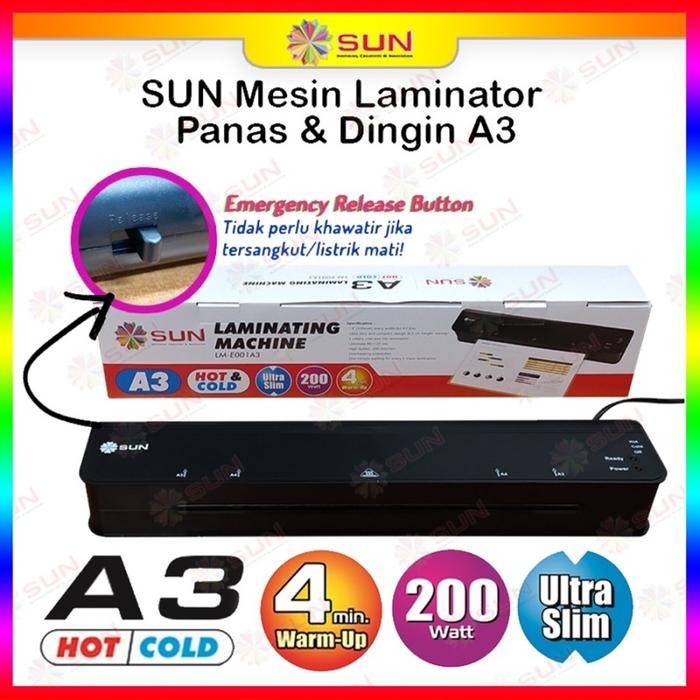 

Mesin Laminating Panas & Dingin A3+ (330 mm) - LME001A3 - Surabaya