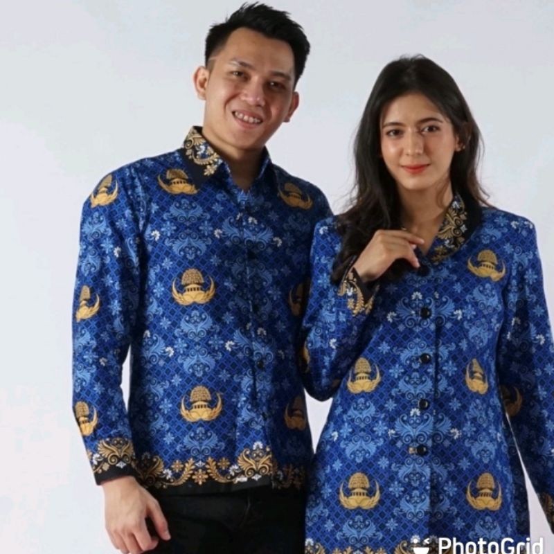 Batik korpri terbaru 2022. korpri premium.  korpri model baru . korpri wanita.  korpri pria . baju k