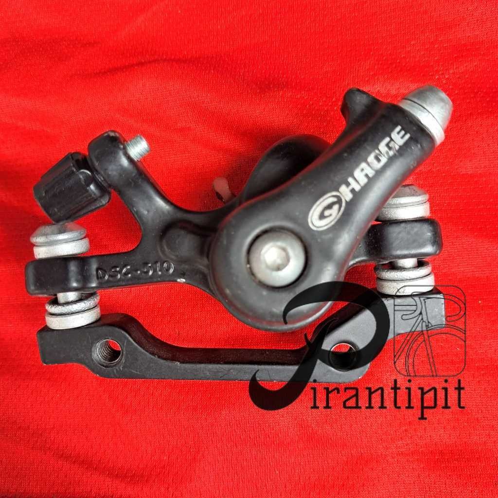 HAOGE KALIPER MEKANIK SEPEDA / Caliper Sepeda Rem Cakram Mekanik Kaliper Disc Brake Sepeda