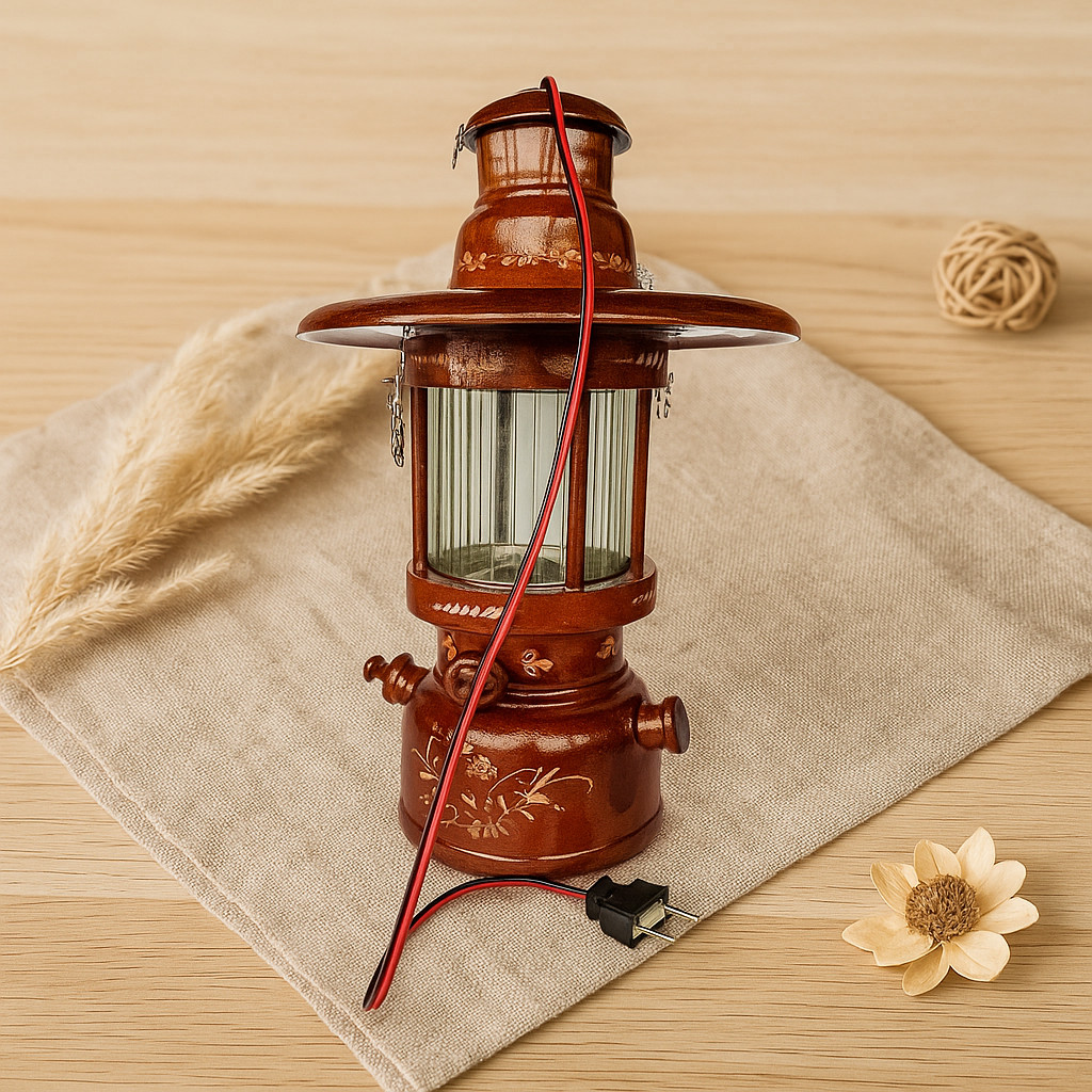 Lampu petromak  Kayu Jati Asli Blora