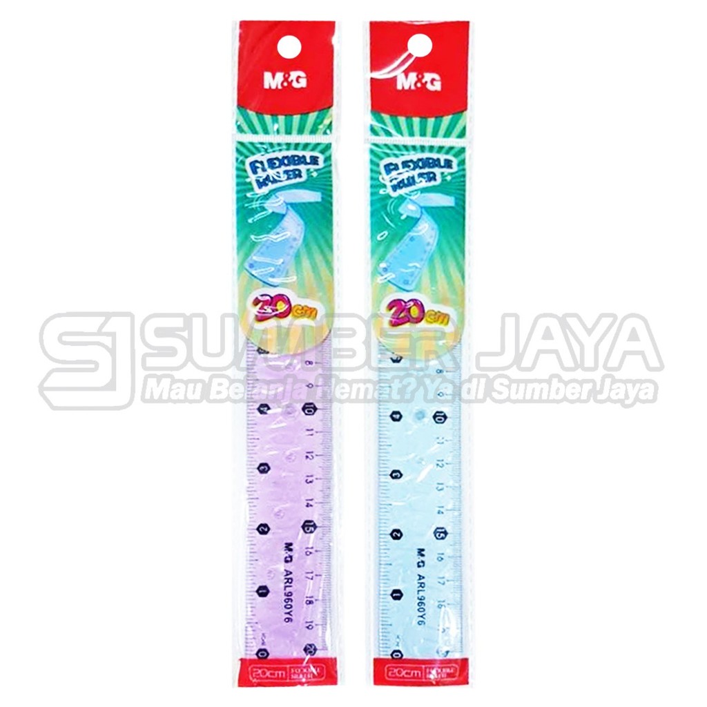 

Penggaris Anak Sekolah Ruller Soft Flexible Colorfull M&G ARL960Y6 20 Cm ARL960Y7 30 Cm BEST SELLER