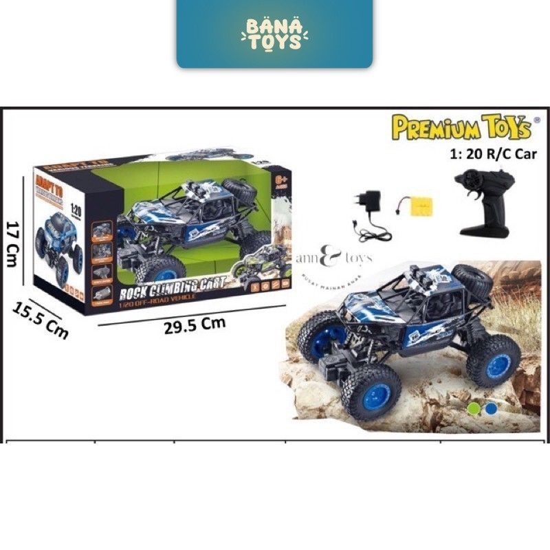 ( Bisa Cod ) MAINAN MOBIL REMOTE CONTROL JEEP ROCK CRAWLER OFFROAD SNI MURAH