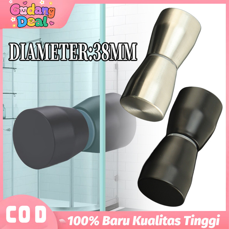 Tarikan Pintu Kaca Jepit Tarikan Handle Pintu Kamar Mandi 1set Lemari Glass Door Handle Glass Handle