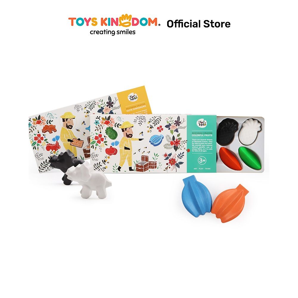 

Toys Kingdom Jarmelo Set 12 Pcs Crayon Washable Colorful Fruits - Mix Crayon Dapat Dicuci Alat Tulis Warna Warni Perlengkapan Gambar Mewarnai Perlengkapan Tulis Anak-Anak