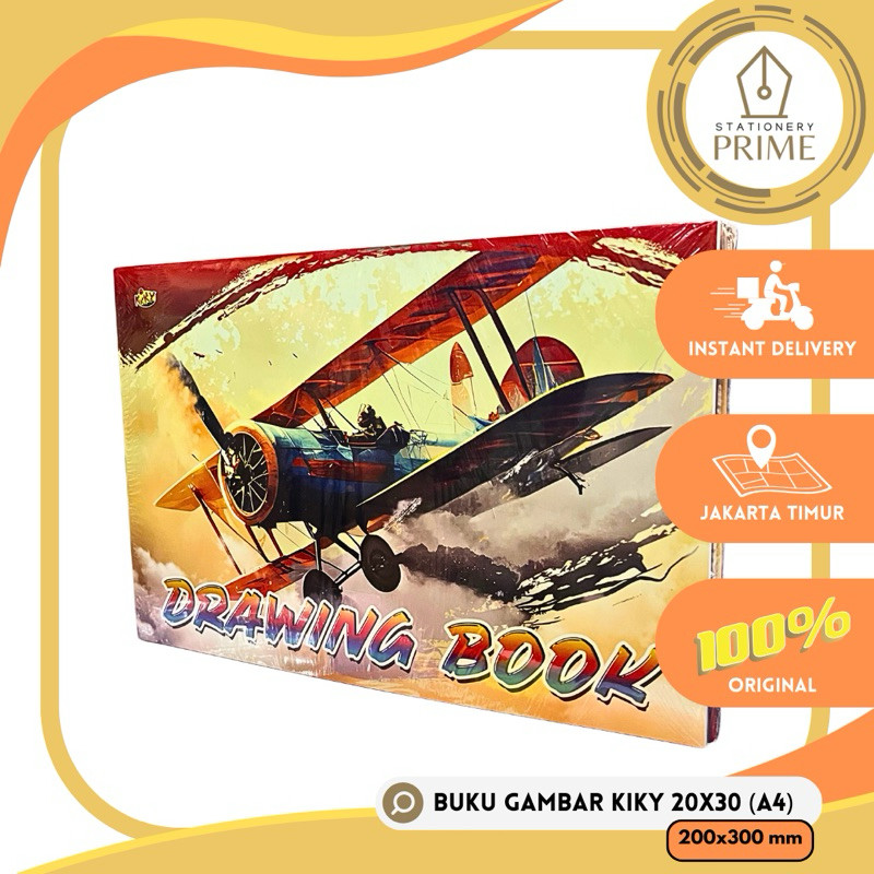 

Buku Gambar KIKY A4 20x30 ( 1 Pack Isi 5 Buku )