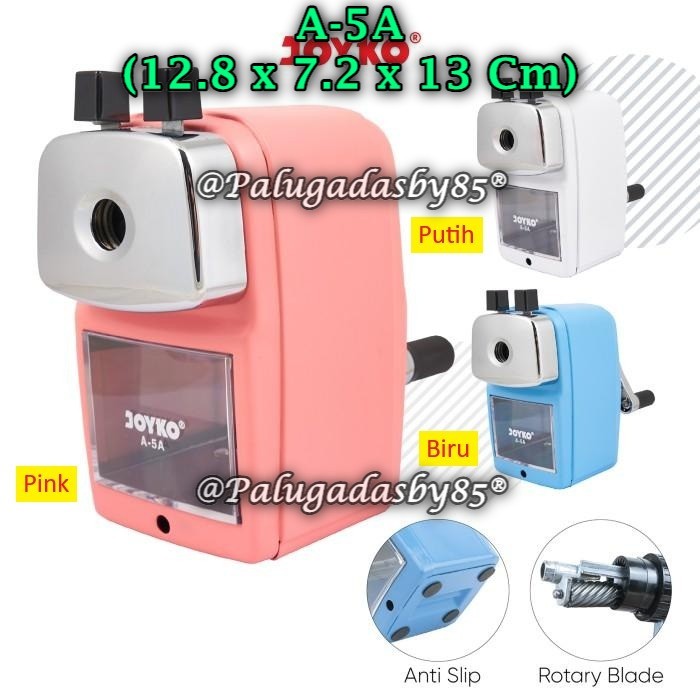 

(1 Biji) Rautan Meja Putar JOYKO A-5A / Sharpener Rautan Serutan Putar Joyko A-5A (1 Biji)