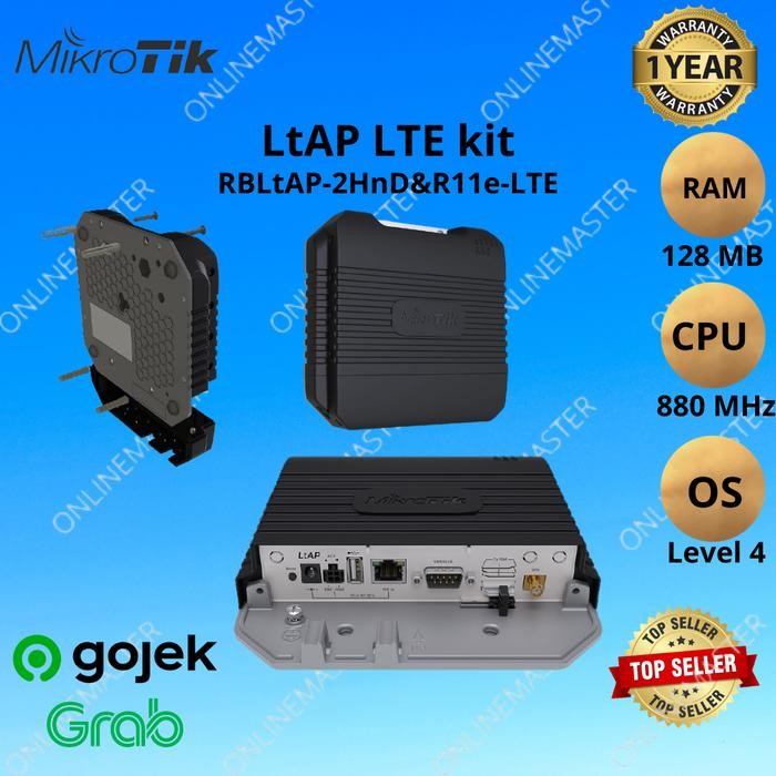Mikrotik Routeoard LtAP LTE kit RtAP-2HnD&R11e-LTE 2.4GHz AP LTE