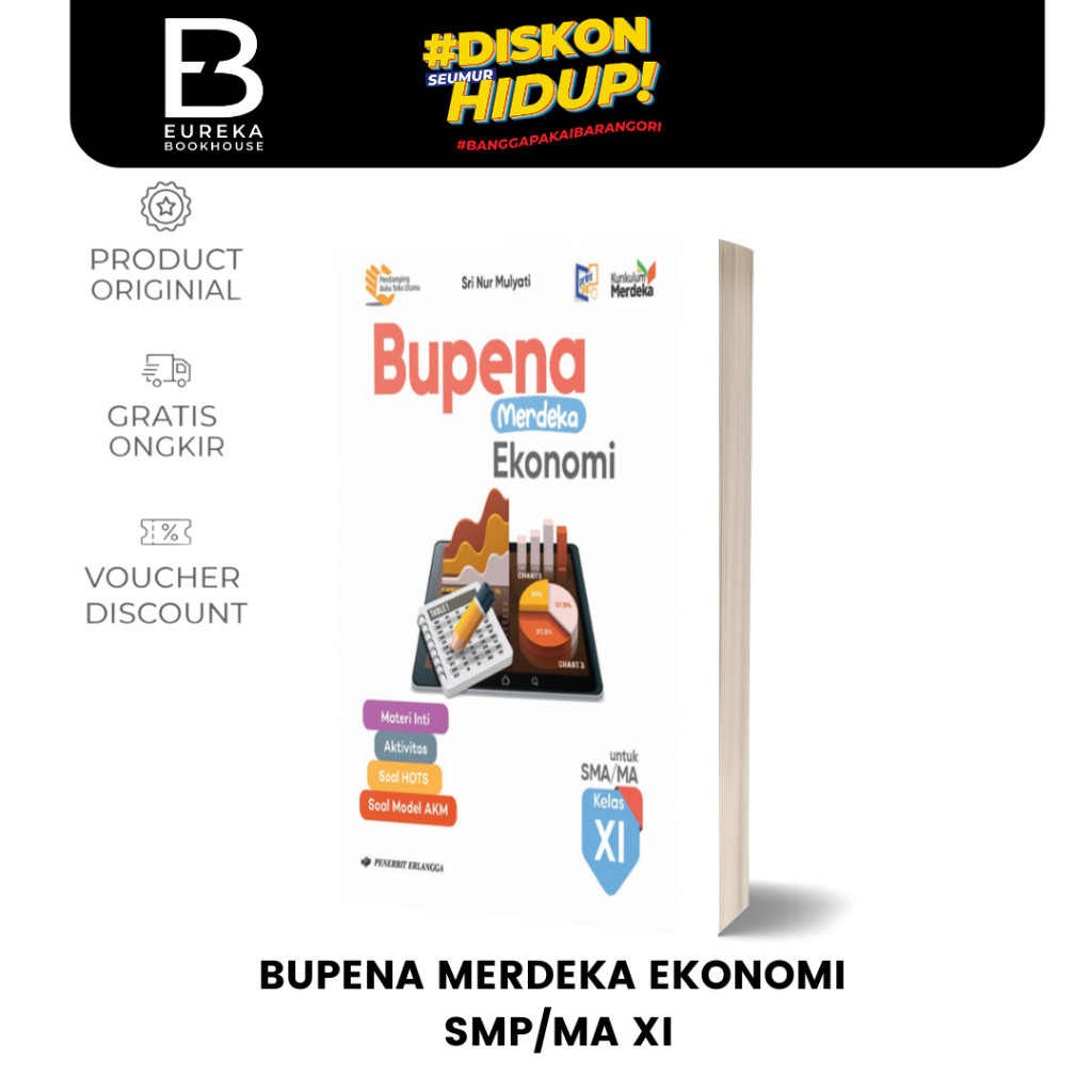 ERLANGGA - BUPENA MERDEKA EKONOMI SMA/MA KELAS 11/KM - KURIKULUM MERDEKA