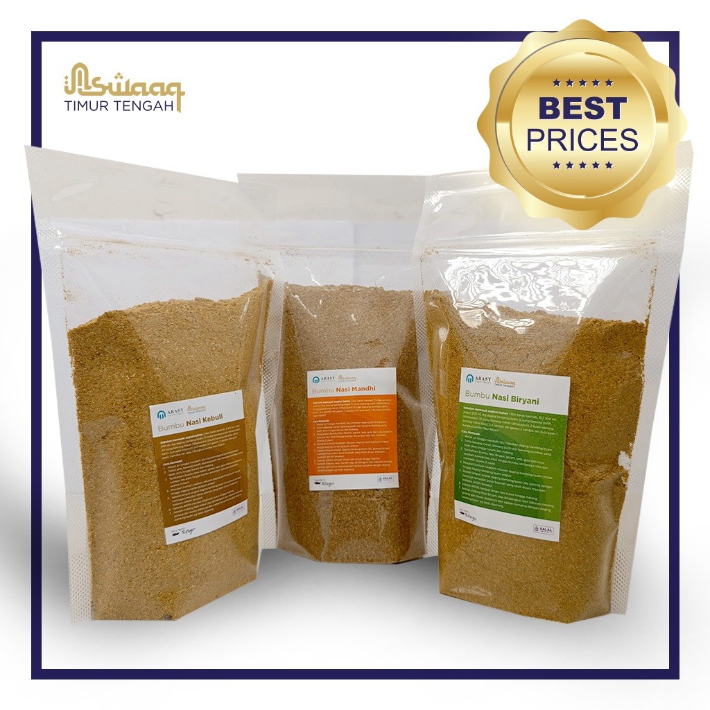

NEW Bumbu instant Kebuli | Mandhi | Briyani 250 GRAM PREMIUM