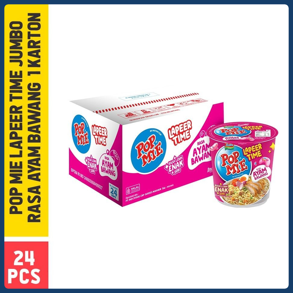 

CTN - Pop Mie Ayam Bawang Lapeer Time 75 Gr