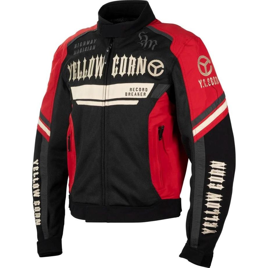 Jaket Motor - Yellow Corn SJ 5105 Red Jacket Original