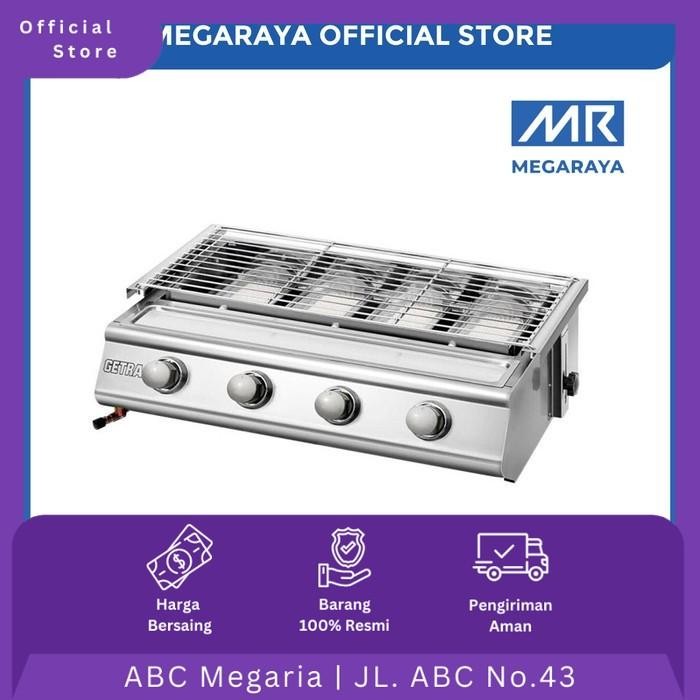 Getra Kompor Griller BS214 / BS-214 with 4 Burners