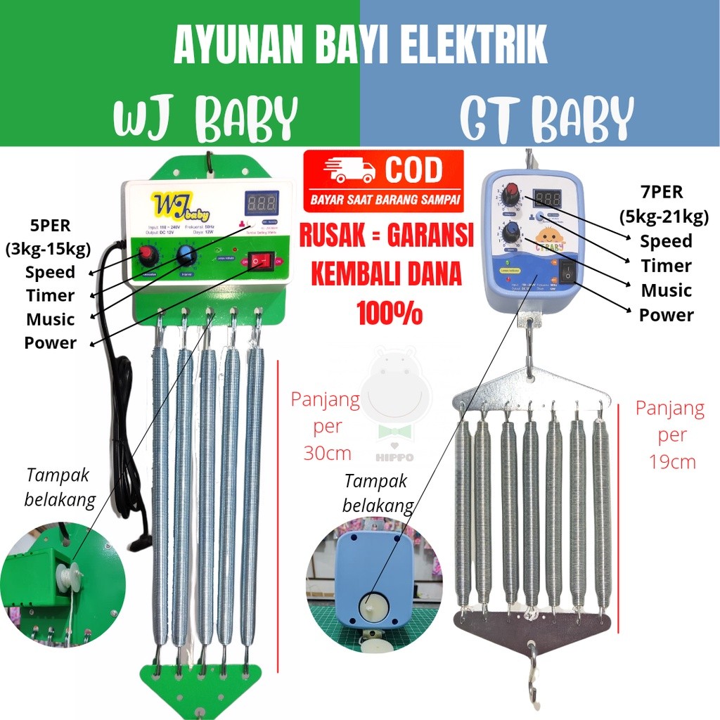 Ayunan bayi elektrik ayunan listrik otomatisCO