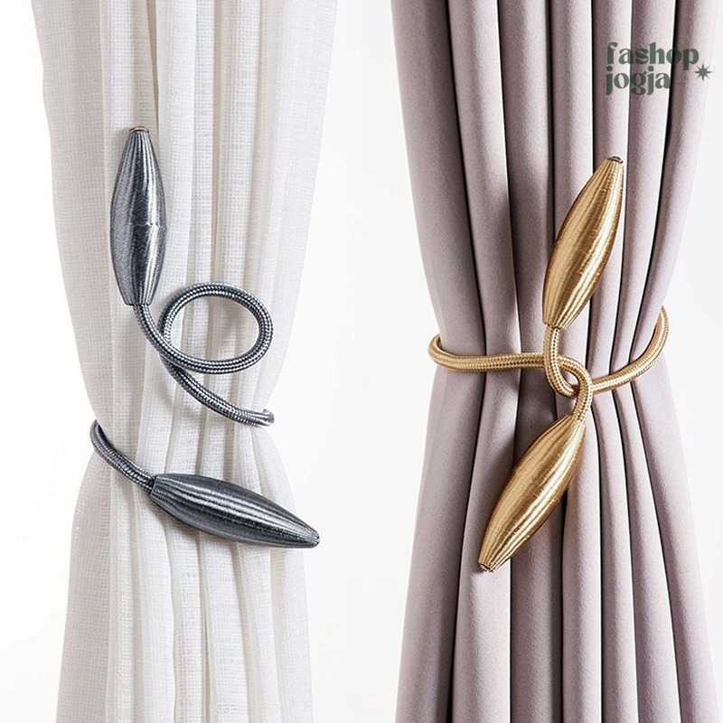 Tali Pengikat Gorden Tirai Unik Tiebacks Curtain Clip 1 PCS Minimalis Flexible