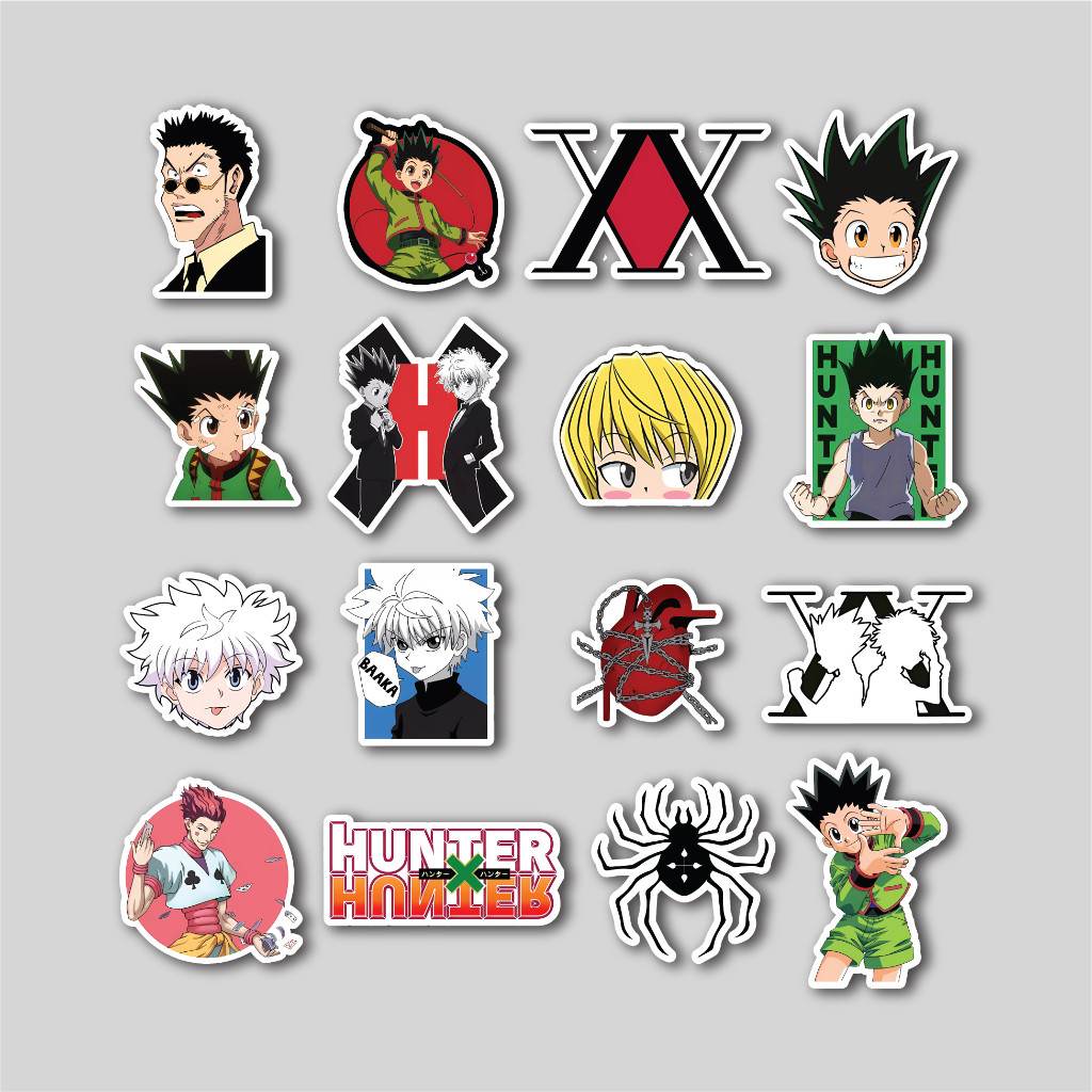 

Sticker Pack Hunter X Hunter | Sticker Tumbler | Stiker Laptop Koper Helm