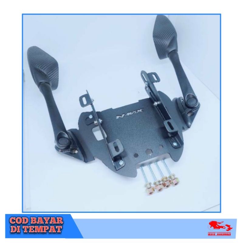 Bracket Serpo + Spion R25 Yamaha Nmax 2015-2022