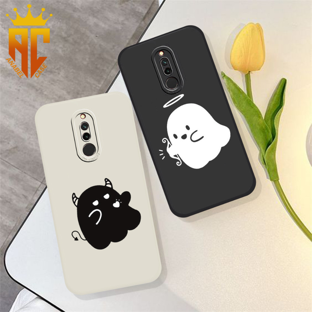 [SRD8] Softcase Silikon Prokamera Redmi 8/Redmi 8A Pro Couple Case Lucu Kekinian - Case Couple Hantu