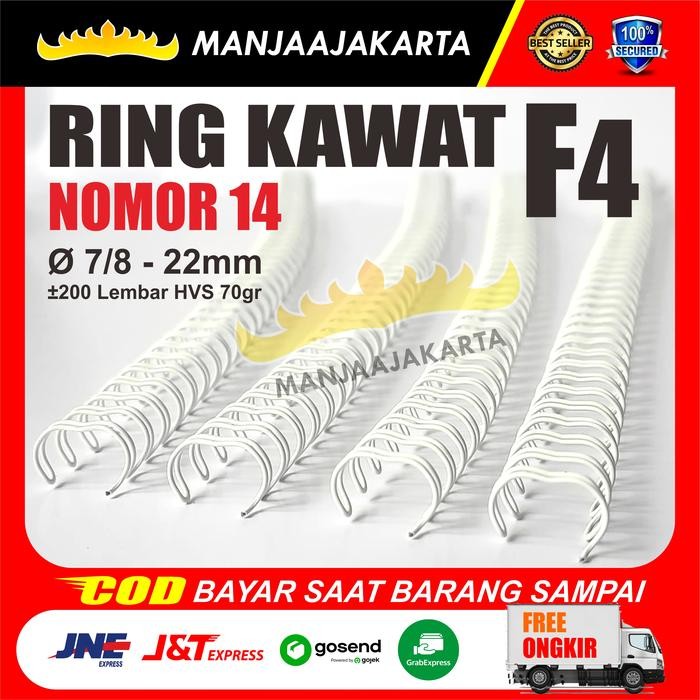 

Jual Kawat Spiral jilid F4 7/8" Putih Spiral kawat ring kawat murah garansi