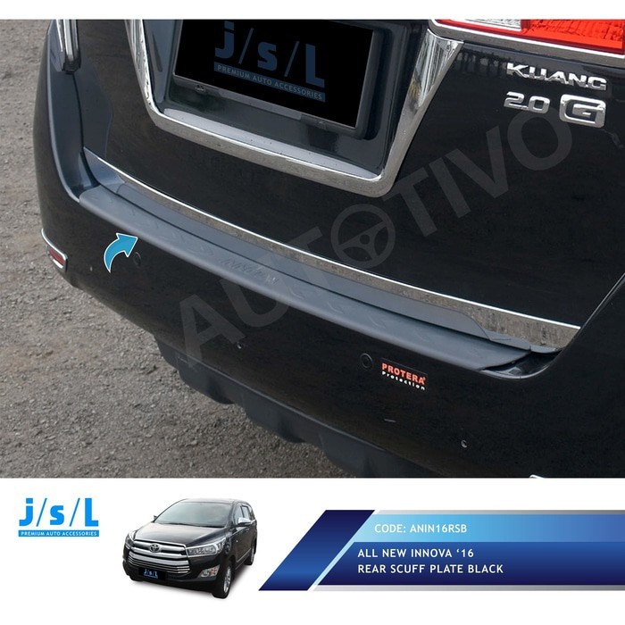 Innova Reborn Aksesoris Sill Plate Sillplate Bagasi Belakang -SILLPLATE BELAKANG MOBIL INNOVA REBORN