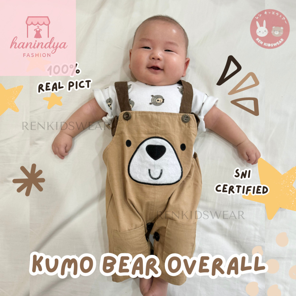 Baju Bayi Termurah / Setelan Overall Anak Bayi Laki Laki Balita 6-18 Bulan KUMO BEAR / KOALA / ANCHO