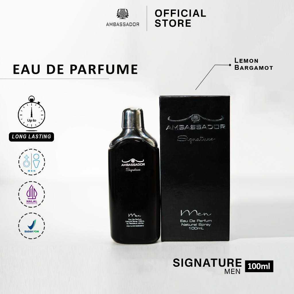 Ambassador Eau De Parfume Signature Series 100ml Parfum Pria / Minyak Wangi