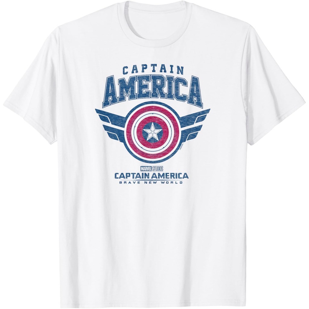 Baju Kaos  Captain America Brave New World - Collegiate T-Shirt