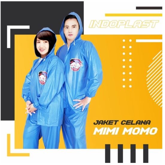 [Lengkap shop]  jas hujan celana momo mimi