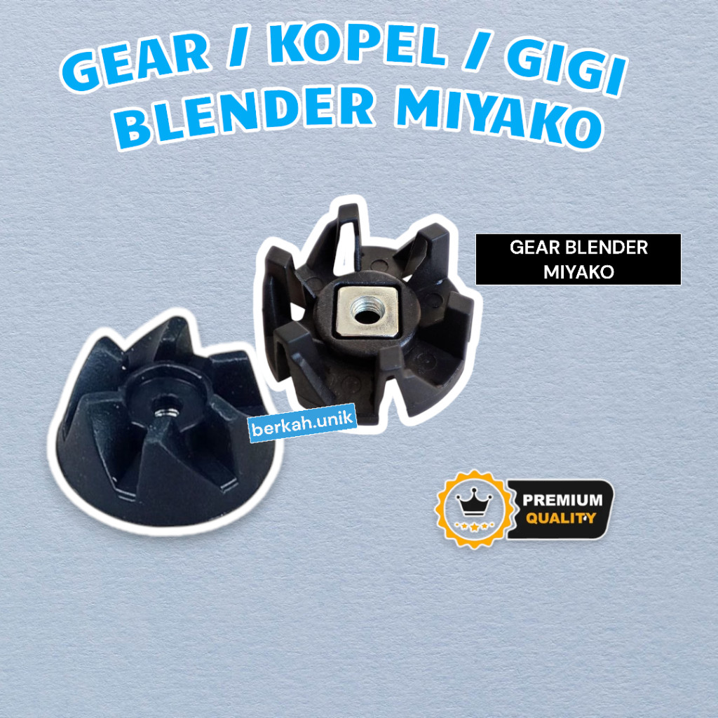 Gear blender Miyako - Gear Kopel Plastik Miyako - Gear Kopel Karet Miyako - Gear Blender National - 