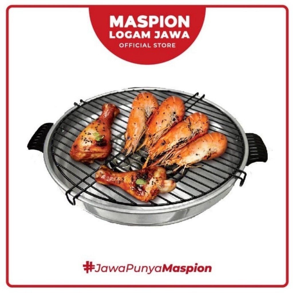 Panggangan Maspion Fancy Grill 33cm Pemanggang Maspion Panggangan Kompor Maspion Panggangan Sosis Pa