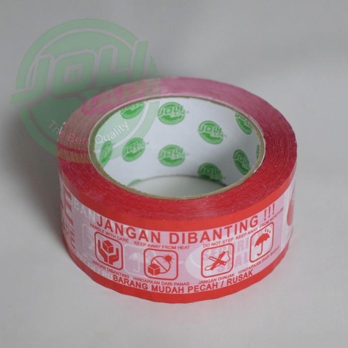 

Lakban Fragile Joli Tape 48 mm x 100 yard FULL