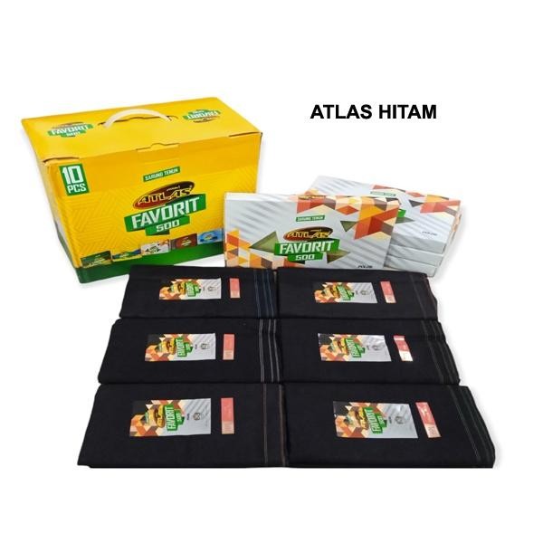 Sarung Atlas Favorit 500 Dewasa - Atlas Hitam