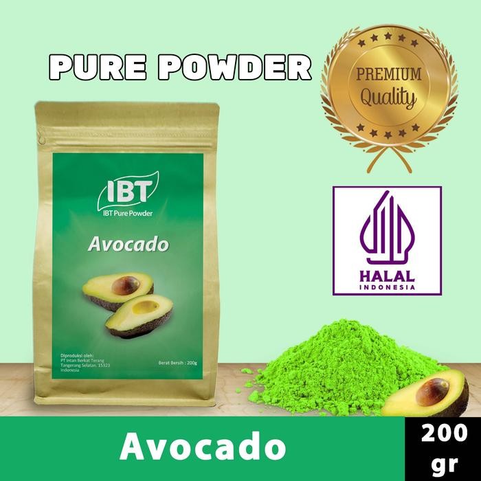 

Pure Avocado Powder Murni Bubuk Alpukat Import Makanan Kue 200 gr
