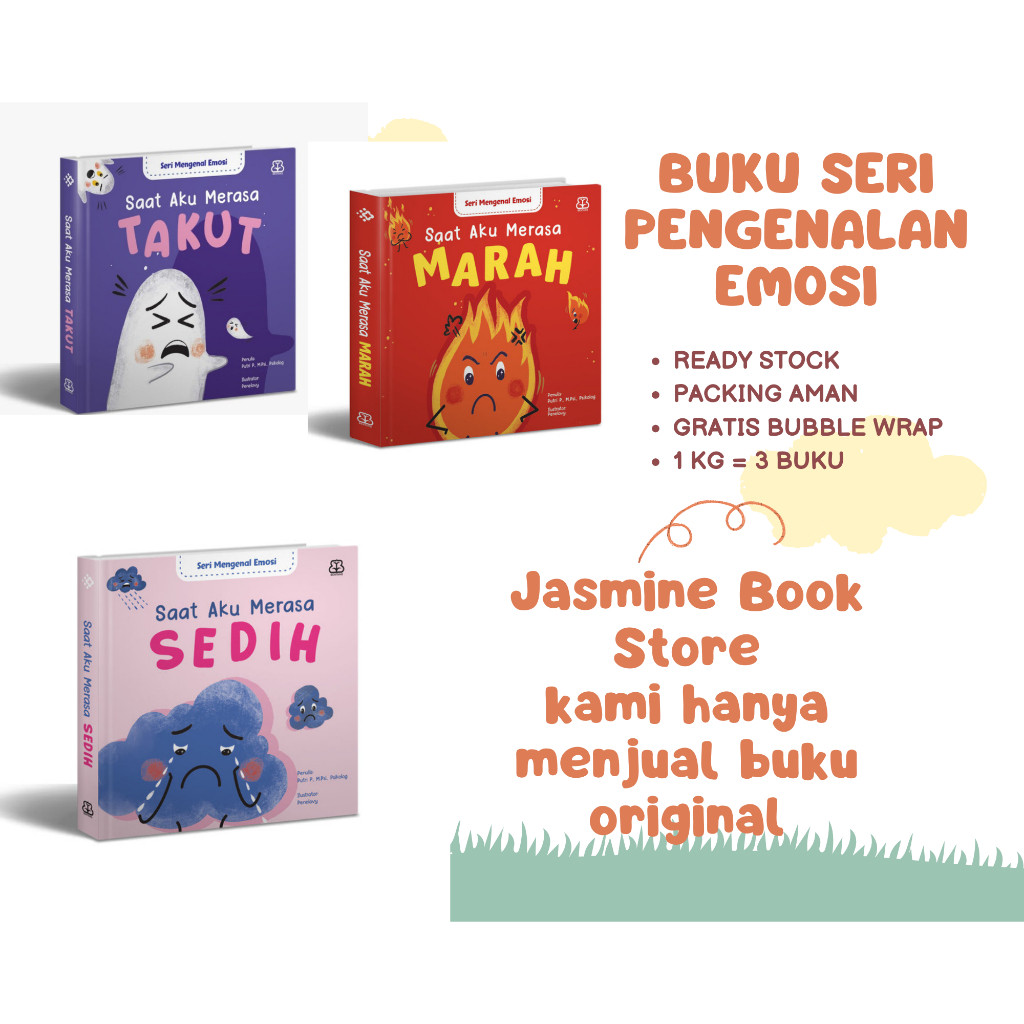 

Seri Mengenal Emosi Saat Aku Merasa Takut Marah Sedih Senang (Boardbook) | Bentang Kids