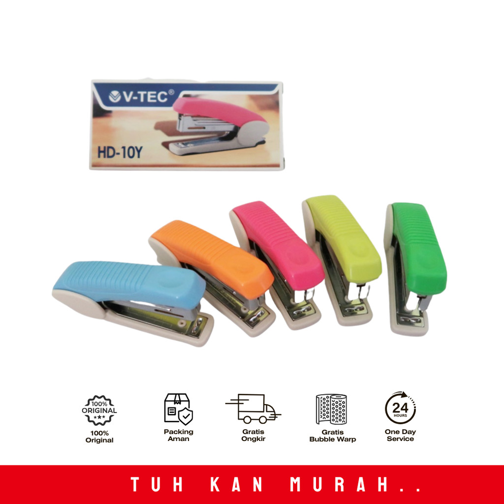 

V-TEC STAPLER HD-10Y WARNA RANDOM PCS