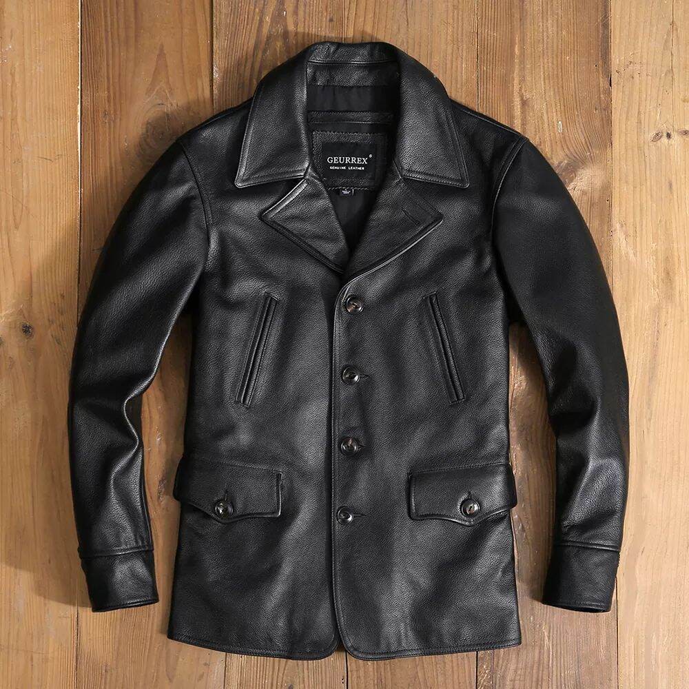JAKET Kulit aslii Pria Jaket SAPARI LEATHER