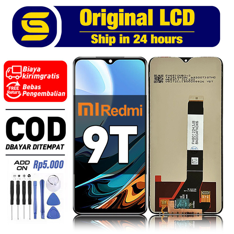 ORI LCD Redmi 9T Original Fullset hp Touchscreen asli New Free shipping COD