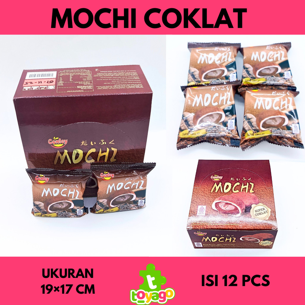 

Mochi Conley super coklat isi 12 pcs grosir murah