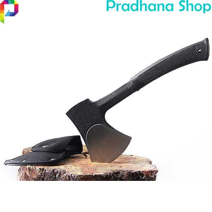 Kampak Kapak Besi Baja Pemotong Kayu Tajam Axe