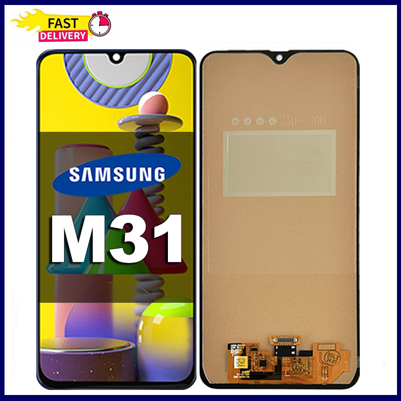 LCD Samsung M31 Ori fullset asli touchscreen original 100% lcd For Glass Digitizer COD